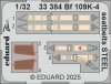 Eduard BIG33169 Bf 109K-4 for KOTARE (general set, seatbelts STEEL, masks) 1/32